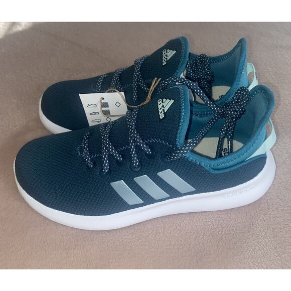 Adidas Cloudfoam Pure SPW kids shoes ID5907 in Teal Blue Size 1 1/2 Youth - Picture 3 of 8